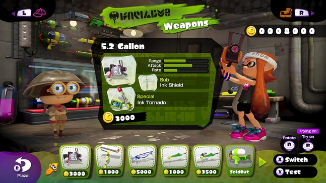 У вас вся спина белая. Обзор Splatoon - изображение 8 У вас вся спина белая. Обзор Splatoon - фото 8