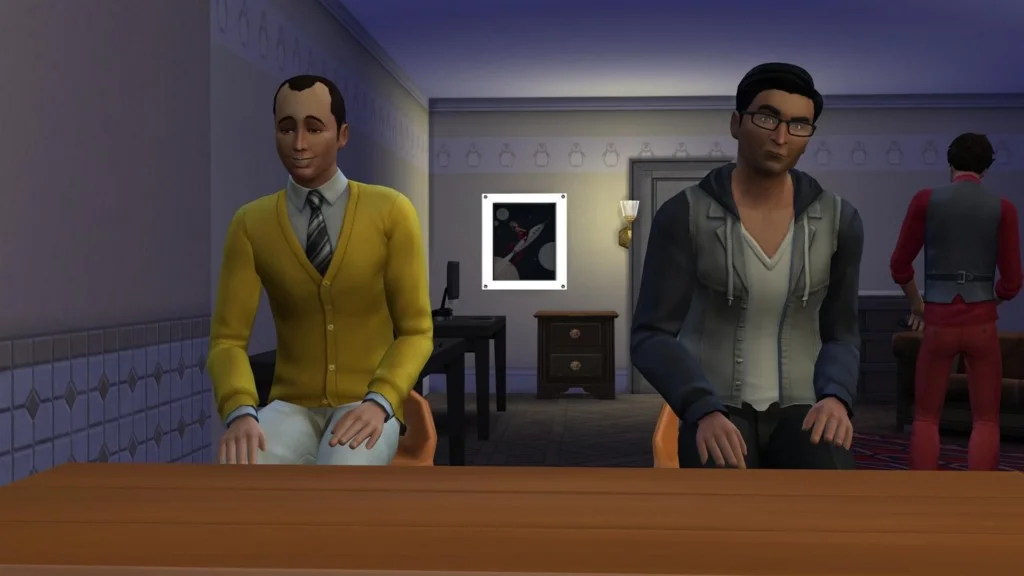 The Sims 4. Роли исполняли: Шелдон, Барни, Чендлер и другие - фото 8