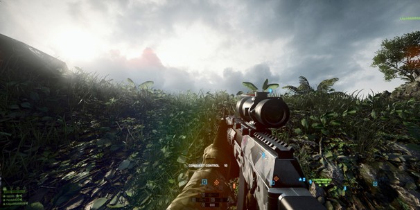 С постобработкой и эффектами в Battlefield потрудились, конечно,  сказочно. Картинка сочная, яркая, не в пример серой третьей части.

Источник: видеоигра Battlefield 4