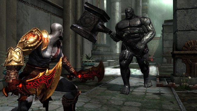 Именинник встречает дорогих гостей.
Источник: видеоигра God of War