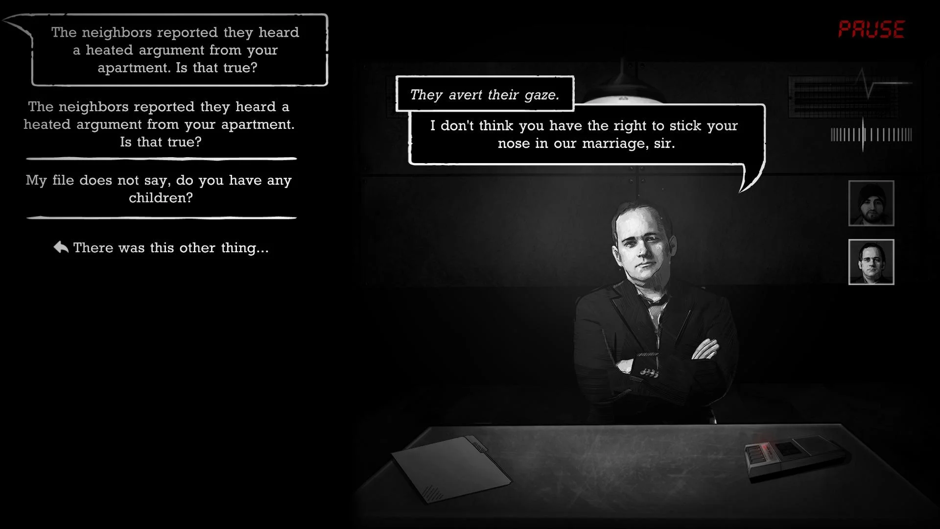 Обзор Interrogation: You will be deceived. Серая мораль в черно-белой игре - фото 1