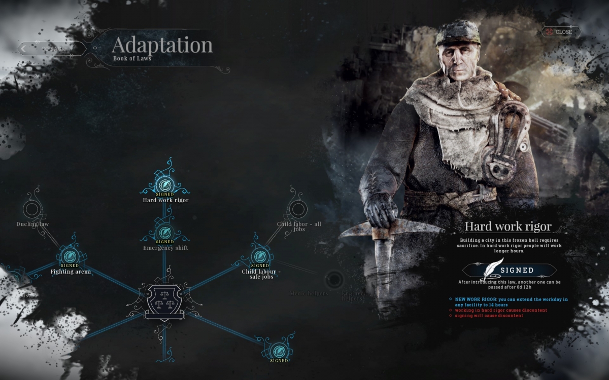 Демоверсия Frostpunk. Снег и мороз против пара и моральных ценностей - изображение 6 Демоверсия Frostpunk. Снег и мороз против пара и моральных ценностей - фото 6