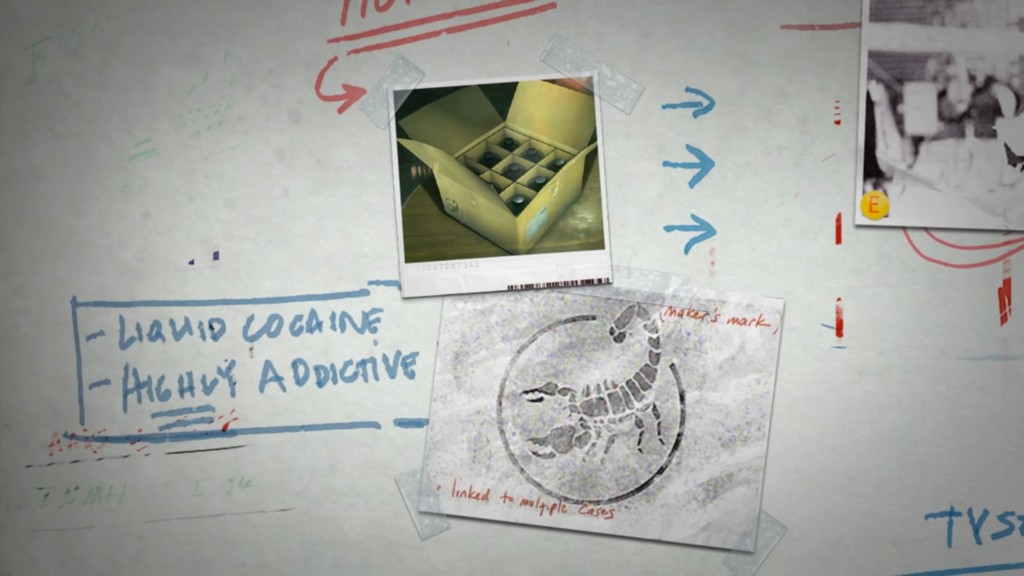 Чтобы продвинуться на уровне, нужно собрать определенный минимум улик.  На обычной сложности это не составляет труда — на радаре отмечено  расположение сюжетно-важных улик.

Источник: видеоигра Battlefield Hardline