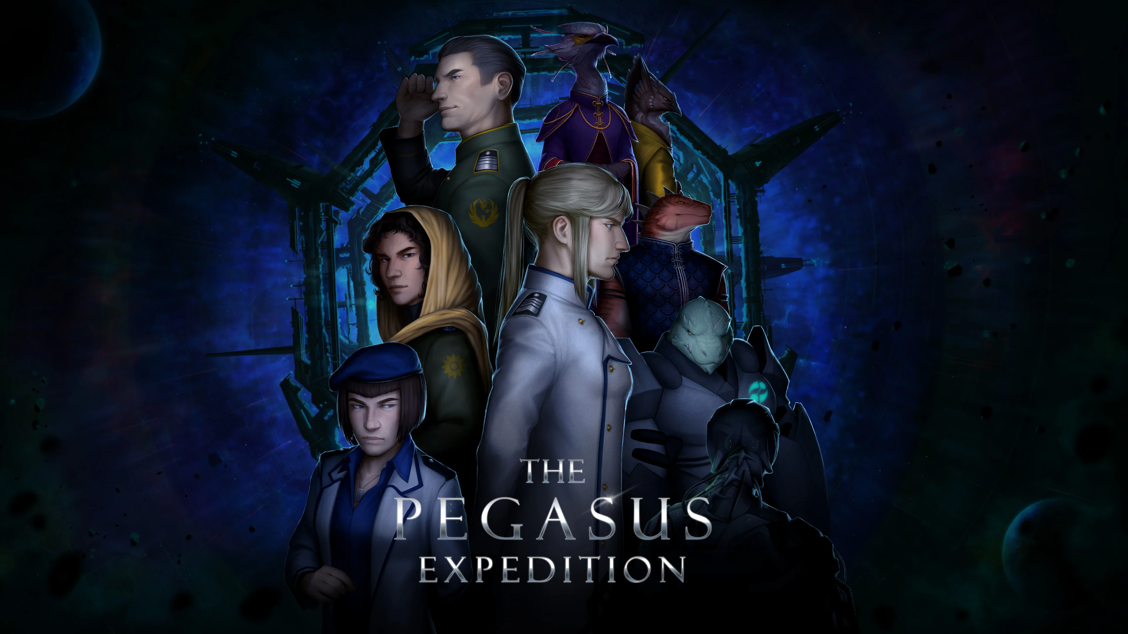 Превью The Pegasus Expedition. Человечество бьёт инопланетян - изображение обложка