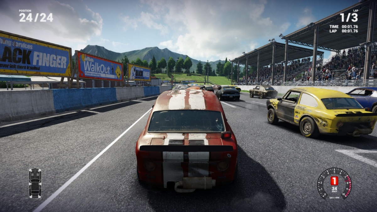 Wreckfest — это реинкарнация FlatOut. Не свались с газонокосилки - изображение 1 Wreckfest — это реинкарнация FlatOut. Не свались с газонокосилки - фото 1
