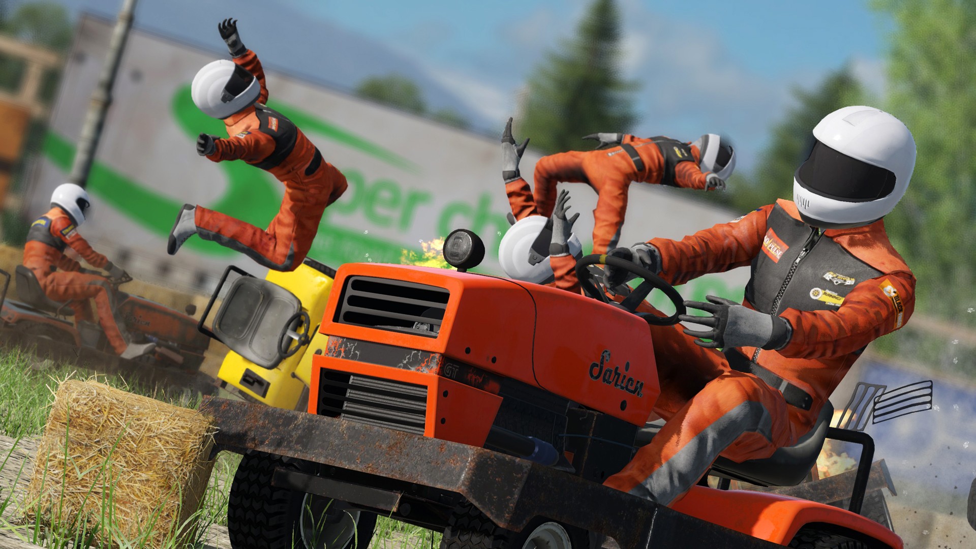 Wreckfest — это реинкарнация FlatOut. Не свались с газонокосилки