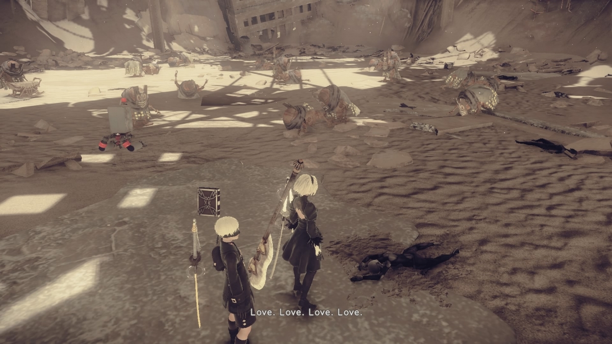 Обзор Nier: Automata. Тест Войт-Кампфа - фото 4