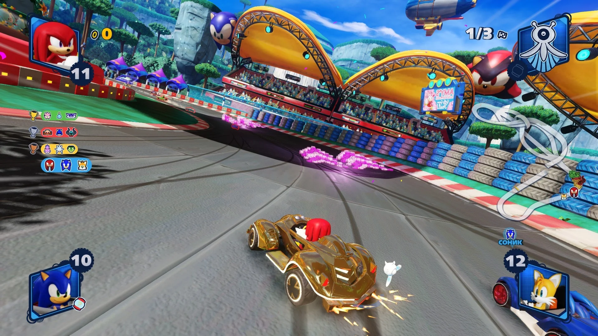 Обзор Team Sonic Racing. Голубая мечта - фото 5