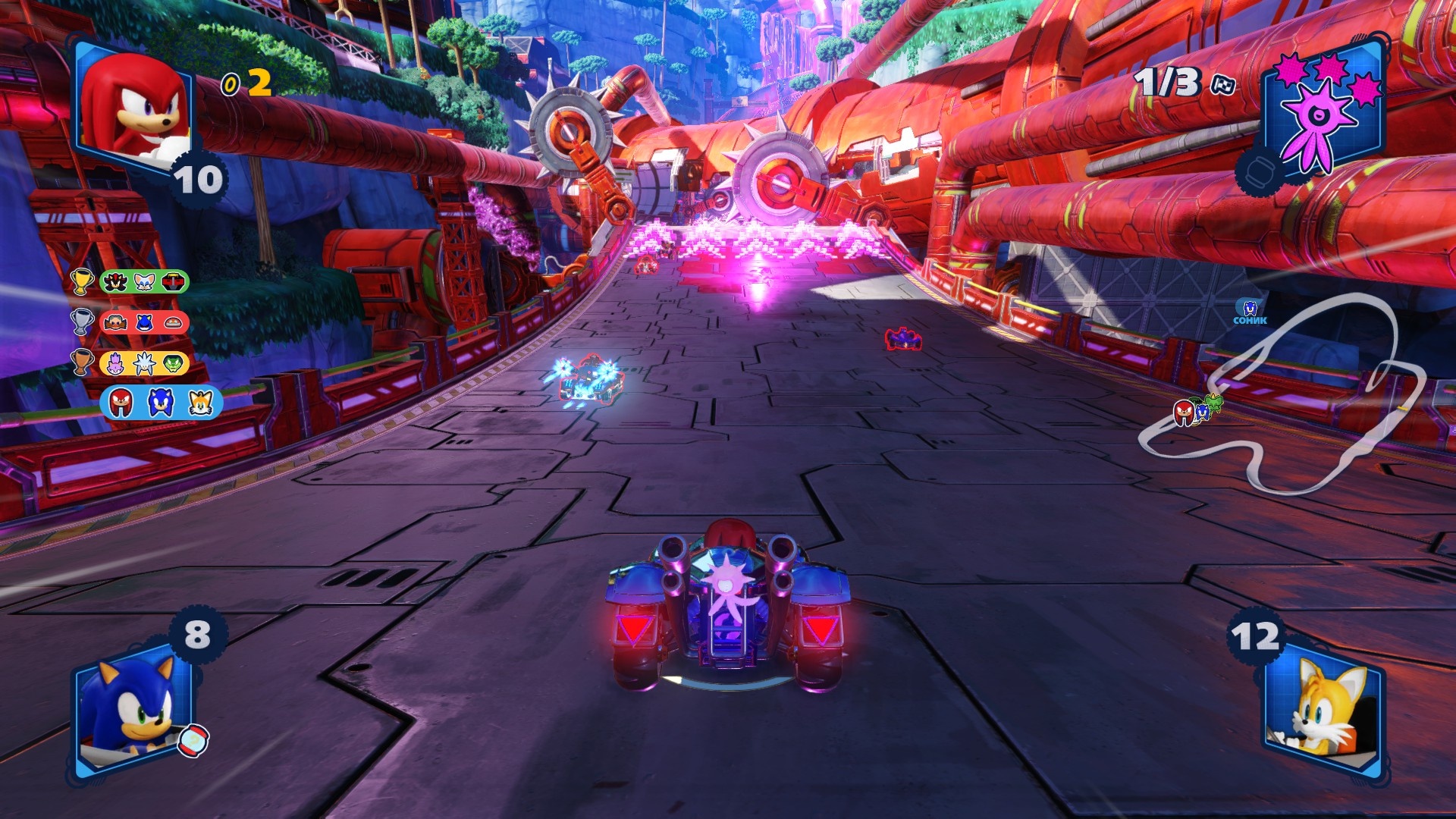 Обзор Team Sonic Racing. Голубая мечта - изображение 2 Обзор Team Sonic Racing. Голубая мечта - фото 2
