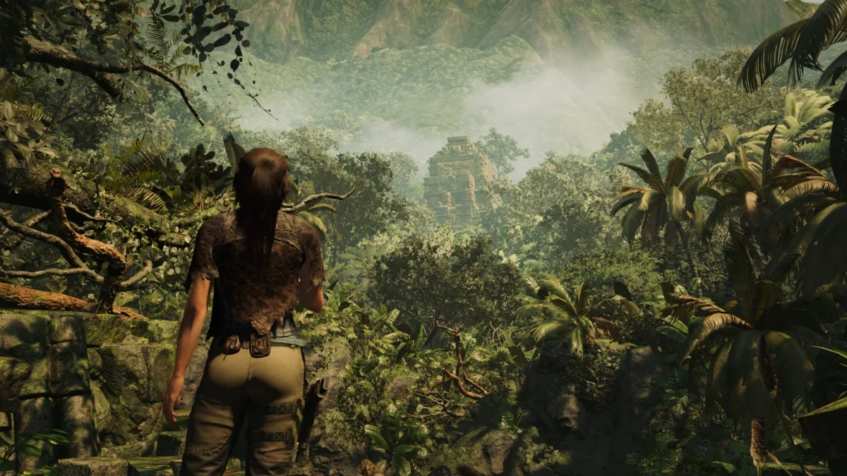 Shadow of the Tomb Raider. Лара гладит ламу - фото 5