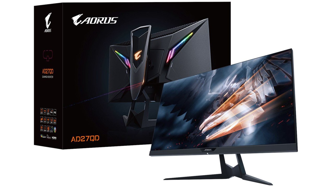 Топовый монитор от Gigabyte. Aorus AD27QD — первый блин или успех? - изображение обложка