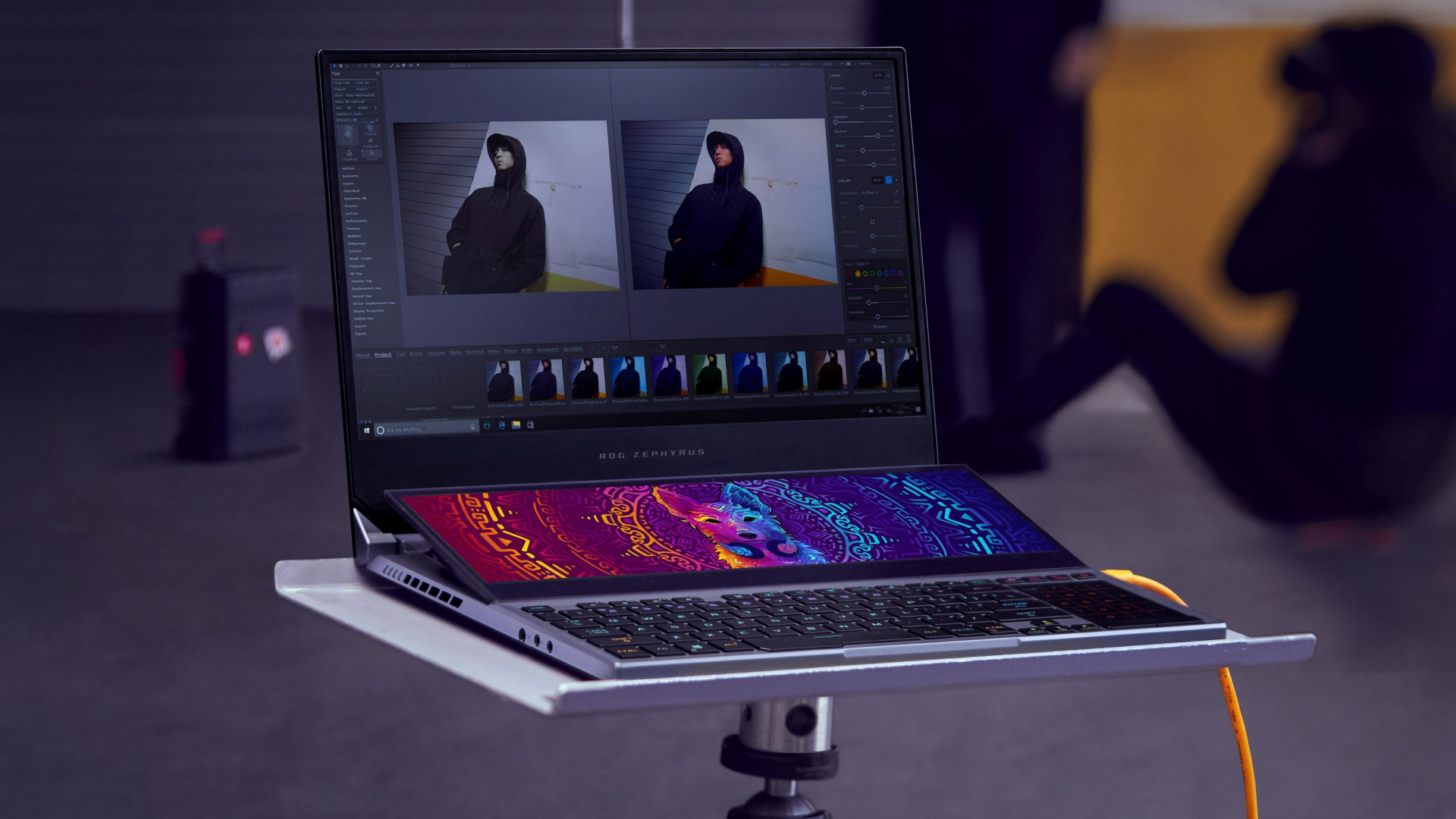Зачем ноутбуку два дисплея? ASUS ROG Zephyrus DUO 15 GX550 - фото 10