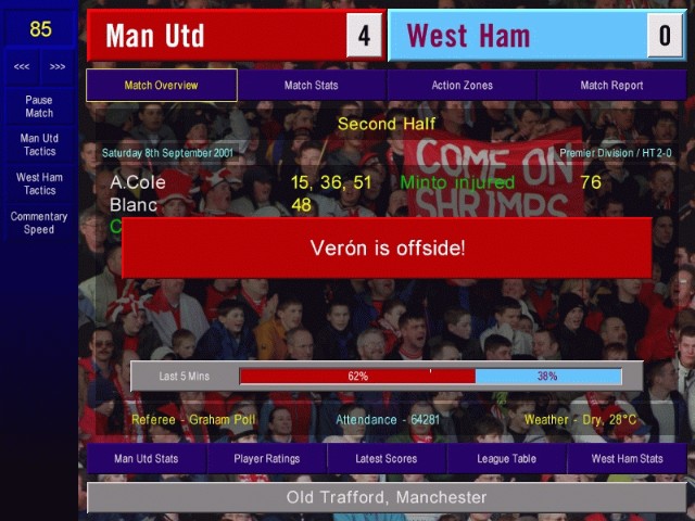 Championship Manager 01/02 - изображение 4 Championship Manager 01/02 - фото 4