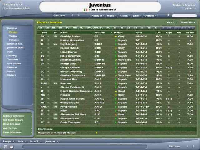 Football Manager 2005 - фото 4