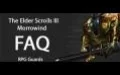 The Elder Scrolls III: Morrowind - FAQ - изображение обложка