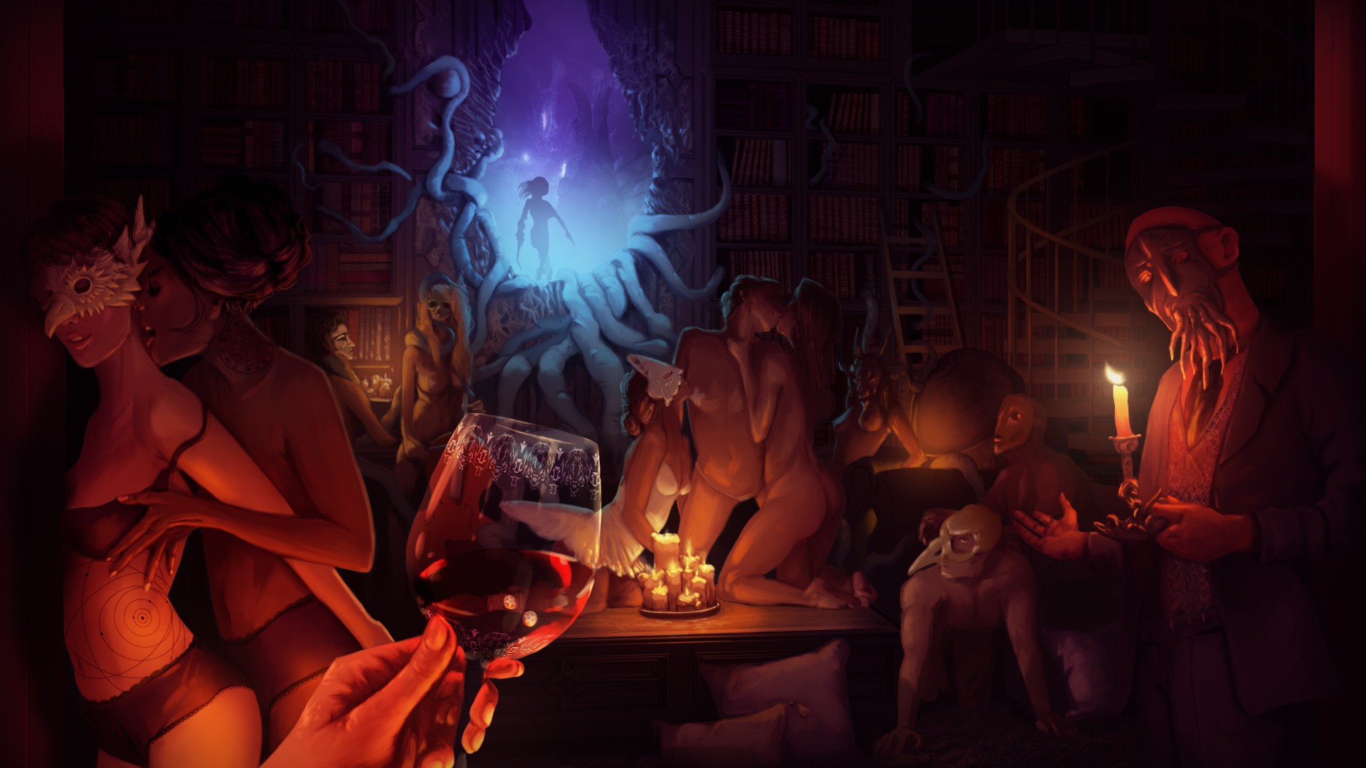 Lust for Darkness. Чужой на вечеринке свингеров