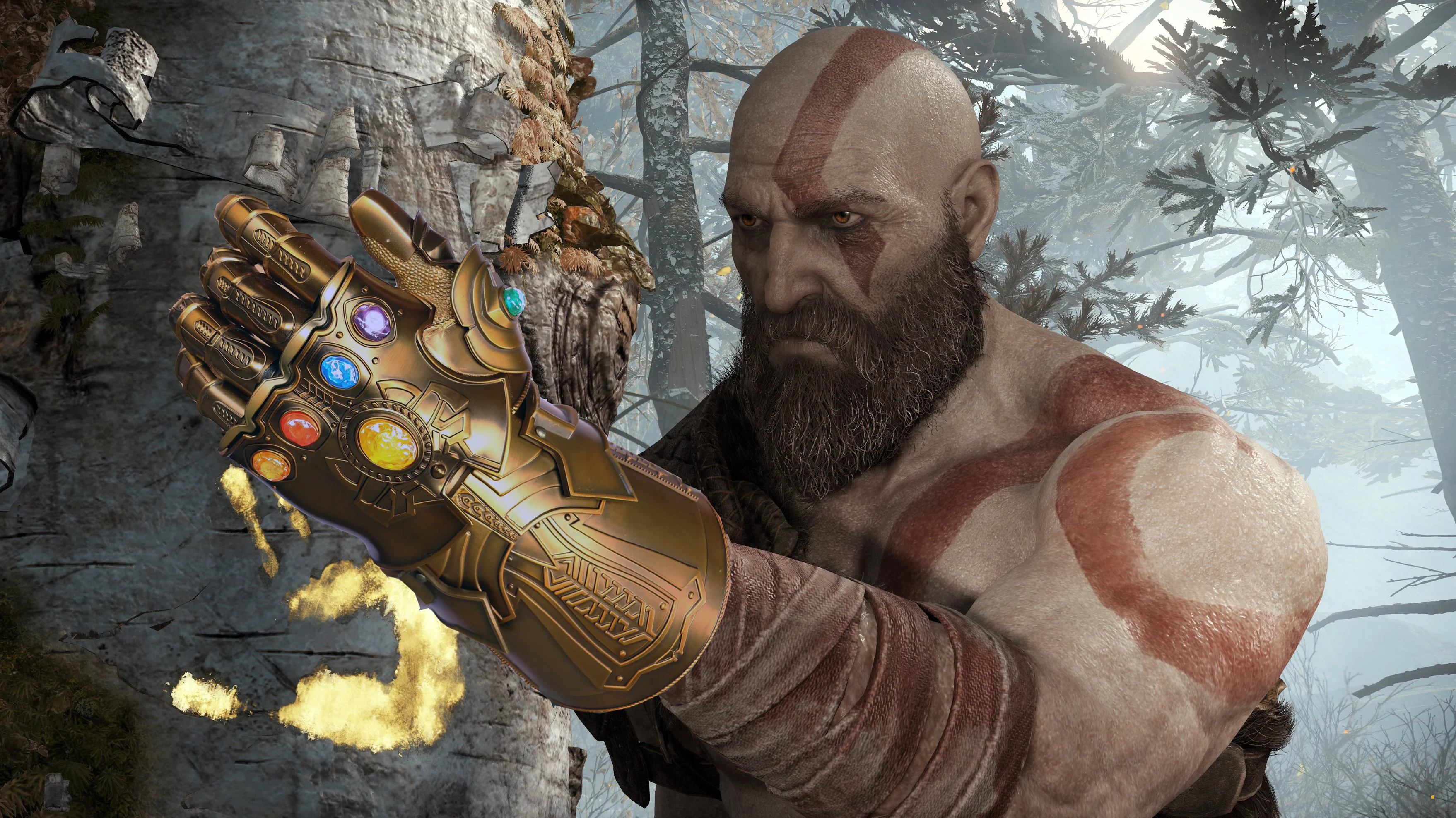 Гайд: Как получить перчатку Таноса (Разбитую перчатку веков) в God of War - изображение обложка