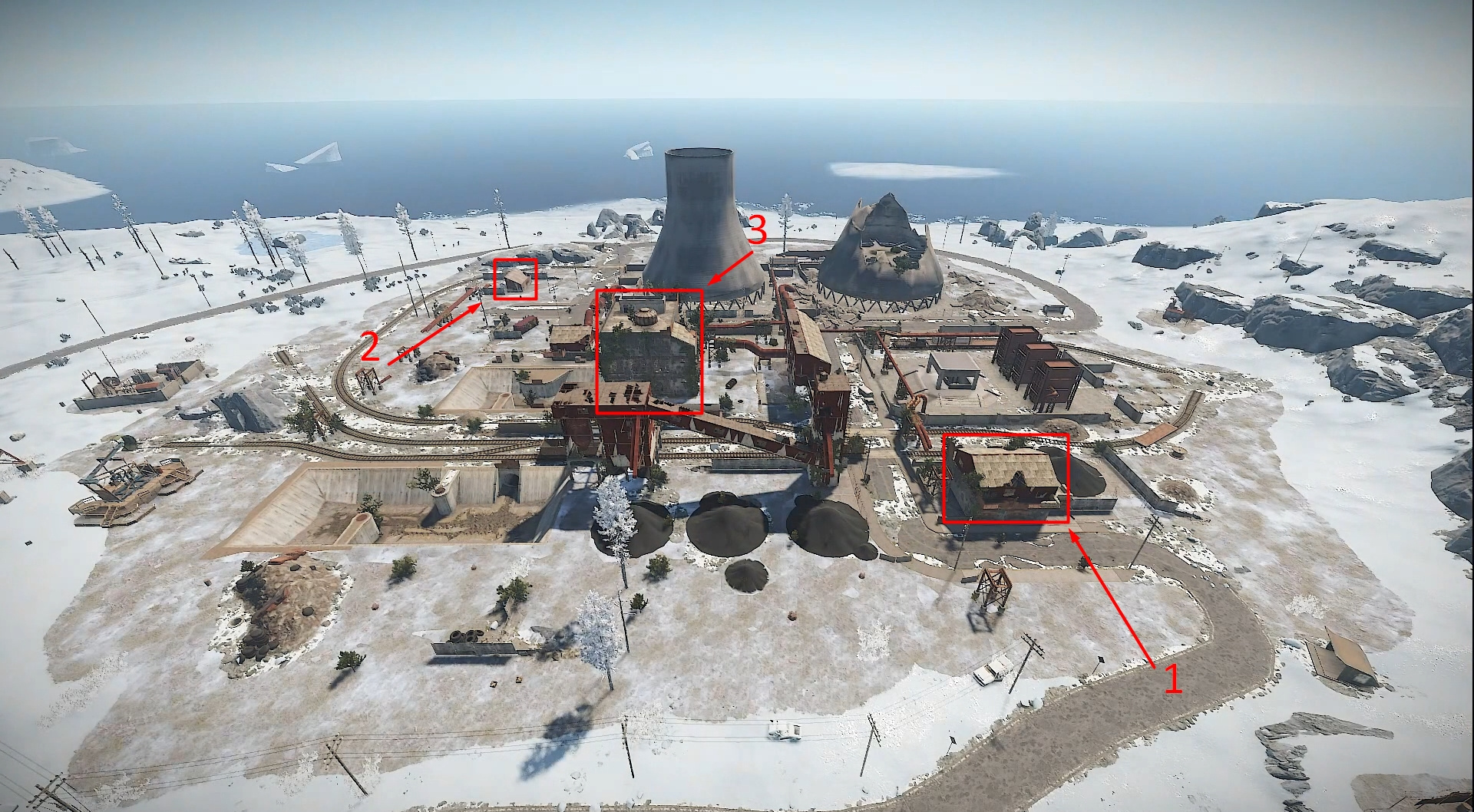 Где мирный город в расте. Карта космодрома раст. Новый порт раст. Rust космодром. Порт раст карта.