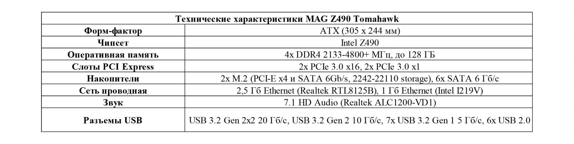 Системные платы MSI на чипсете Z490 - фото 12