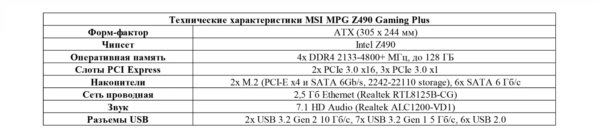 Системные платы MSI на чипсете Z490 - фото 16