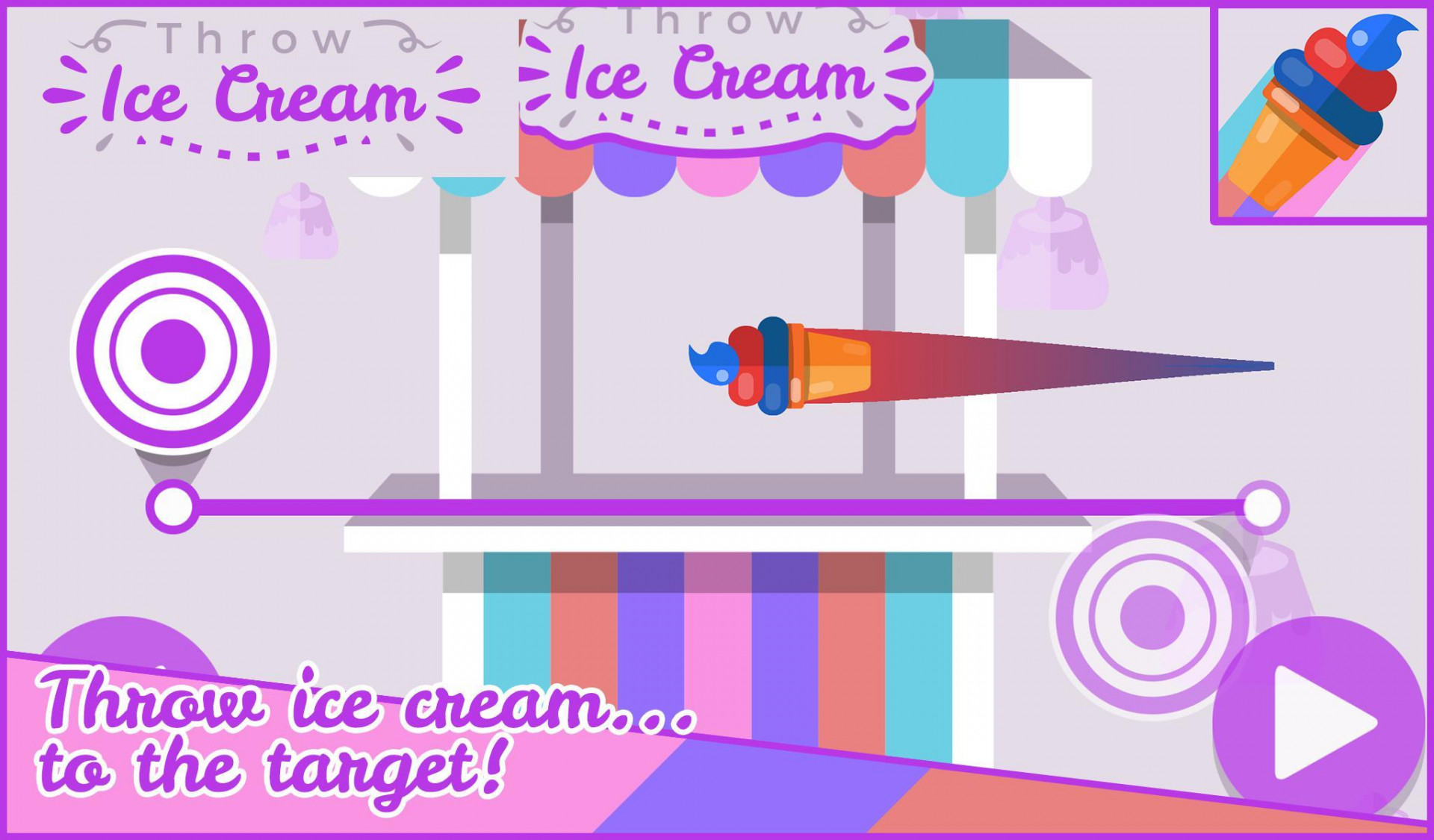 Throw Ice Cream (itch) - кадр 1