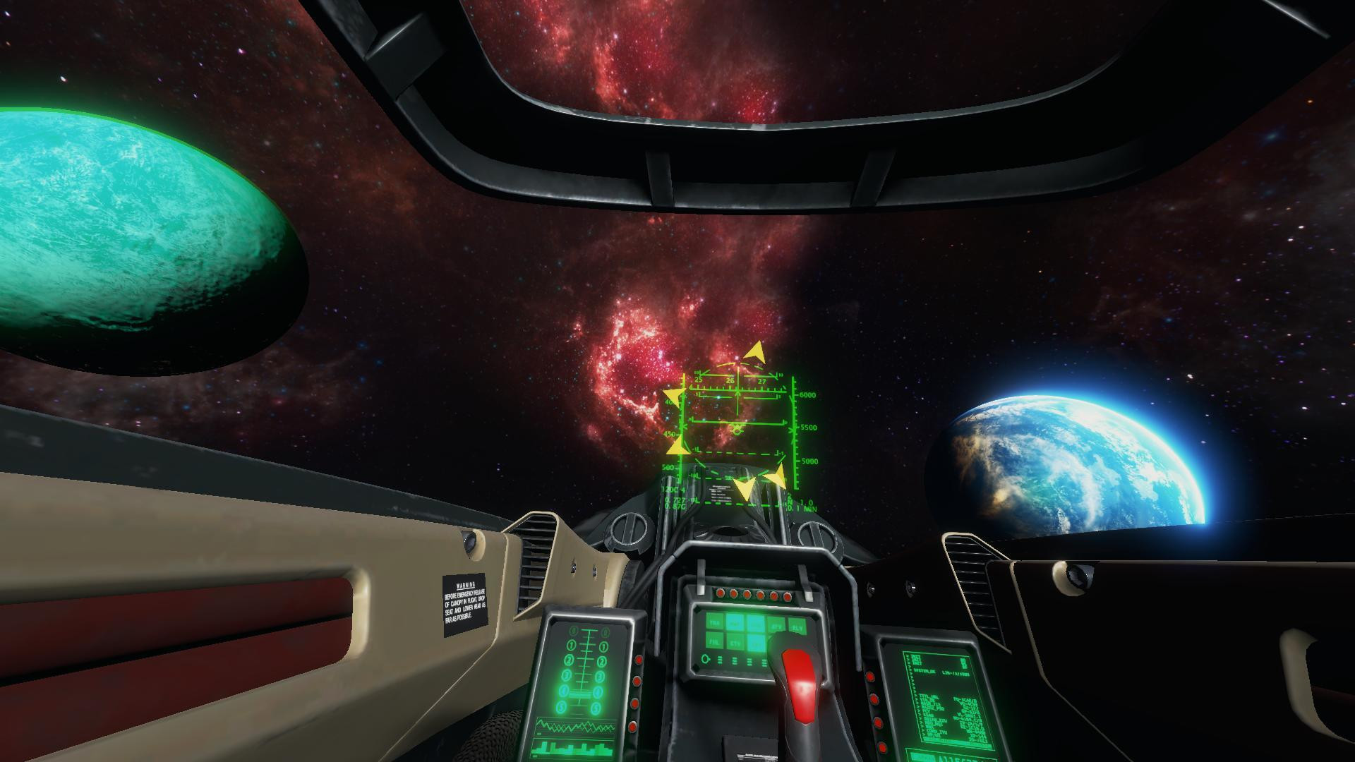 Asteroids VR - кадр 1
