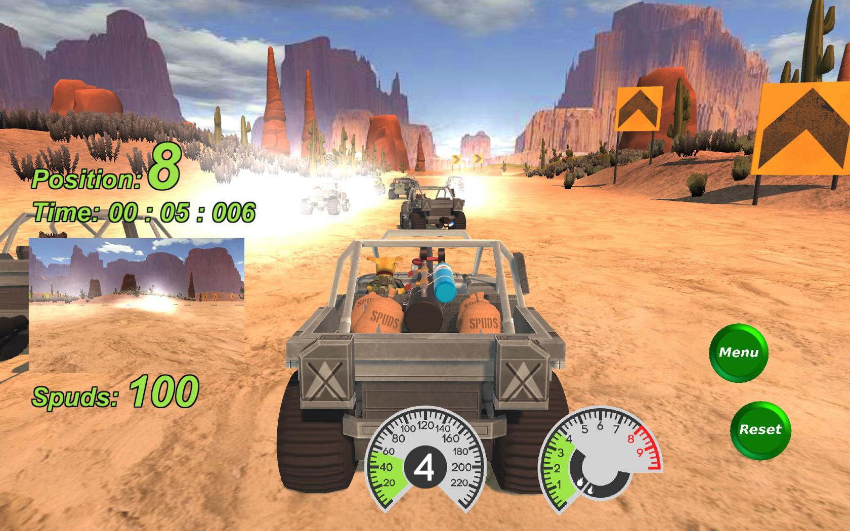 Hunter Nacho: Desert Death Race (itch) - кадр 1