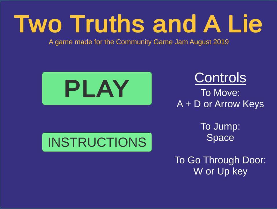 Two Truths and a Lie (itch) - кадр 1