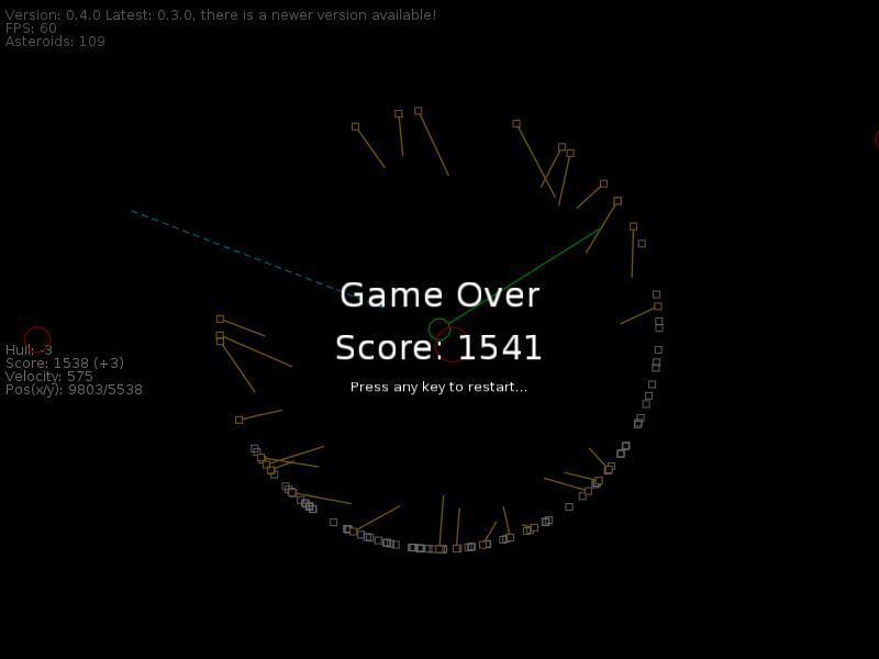 Asteroid Dodge (Guard13007) (itch) - кадр 1