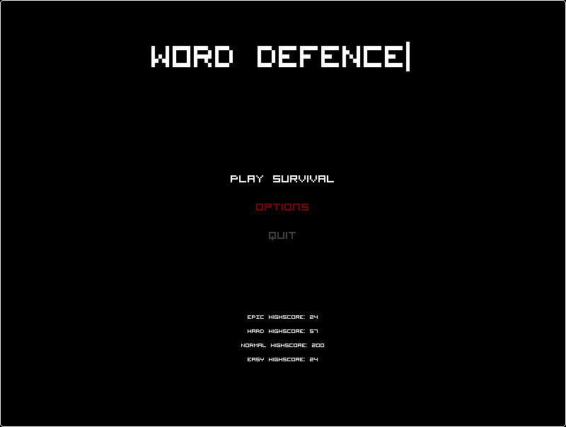 Word Defence (itch) - кадр 1