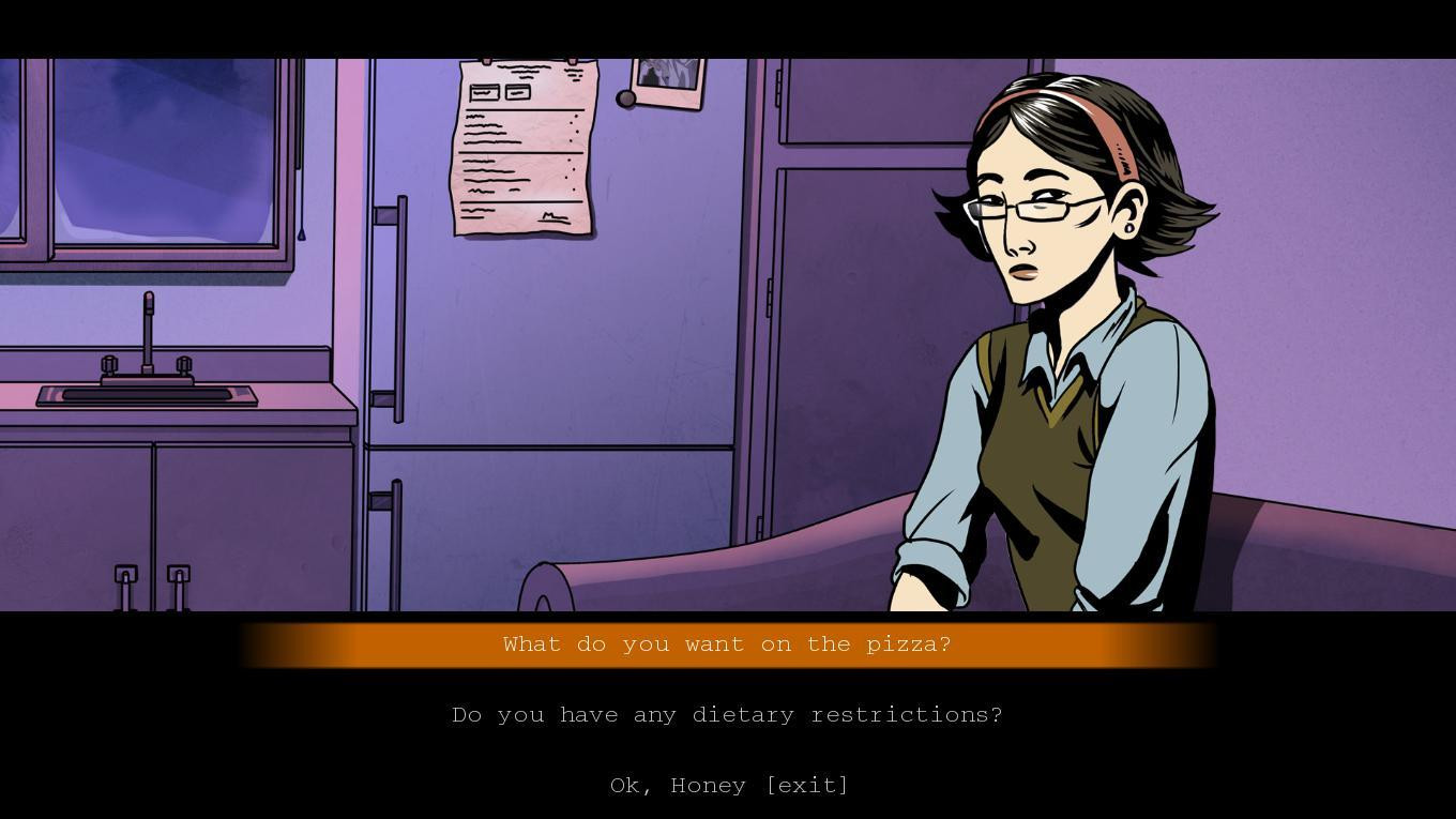 Order A Pizza: A Visual Novel (itch) - кадр 1