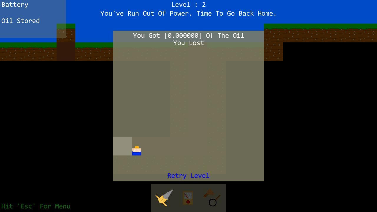 Ludum Dare 39 - Oil Digger (itch) - кадр 1