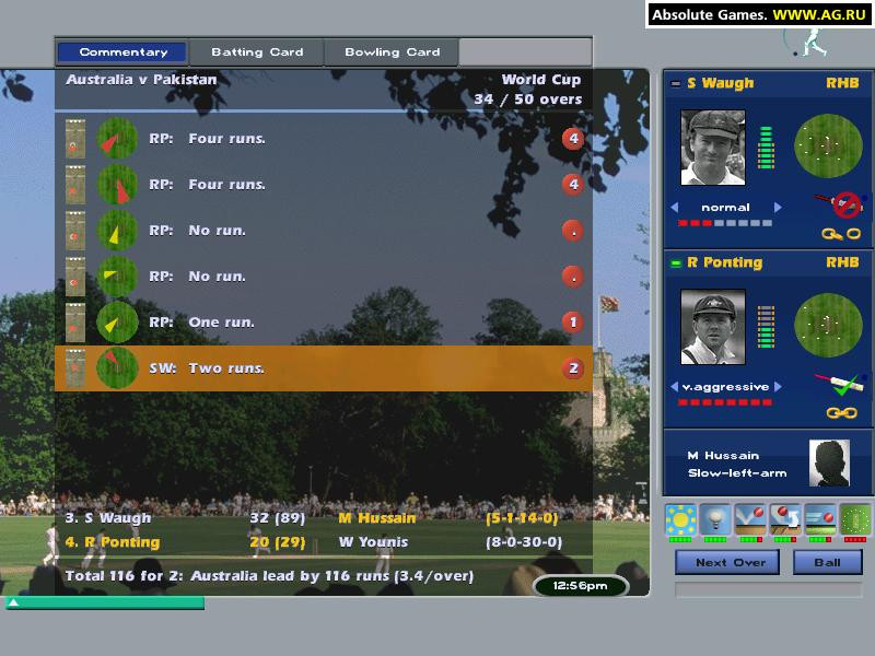 International Cricket Captain 2002 - кадр 1