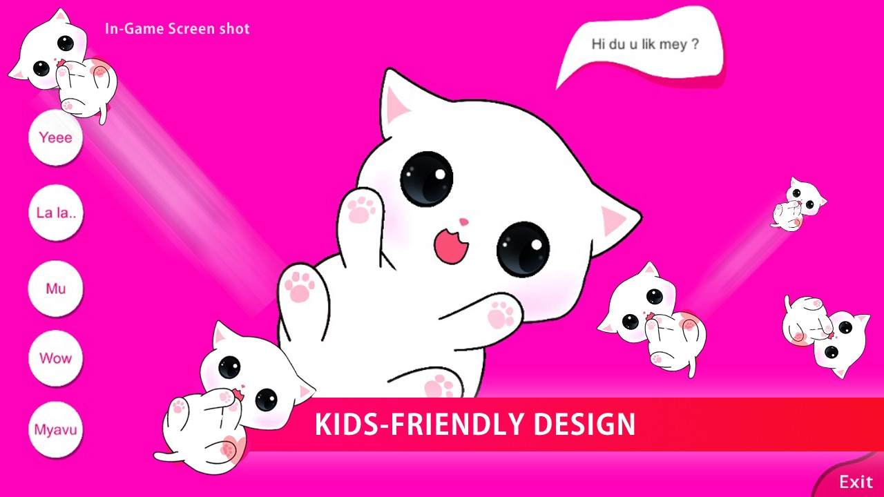 My Cute Kitty 2019 Pro, Virtual Cat game for Kids (itch) - кадр 1