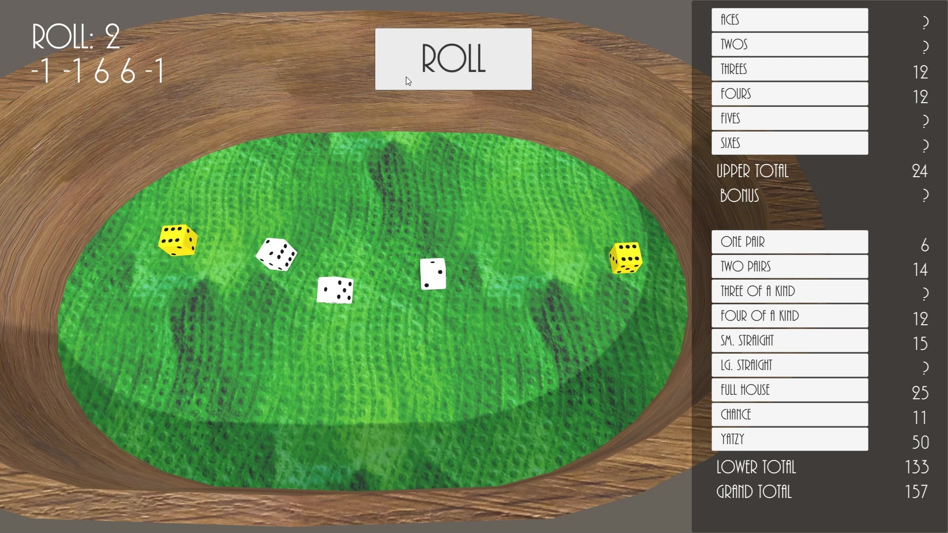 Yatzy Dice Game (itch) - кадр 1