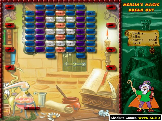 Merlin's Magic Break Out - кадр 1