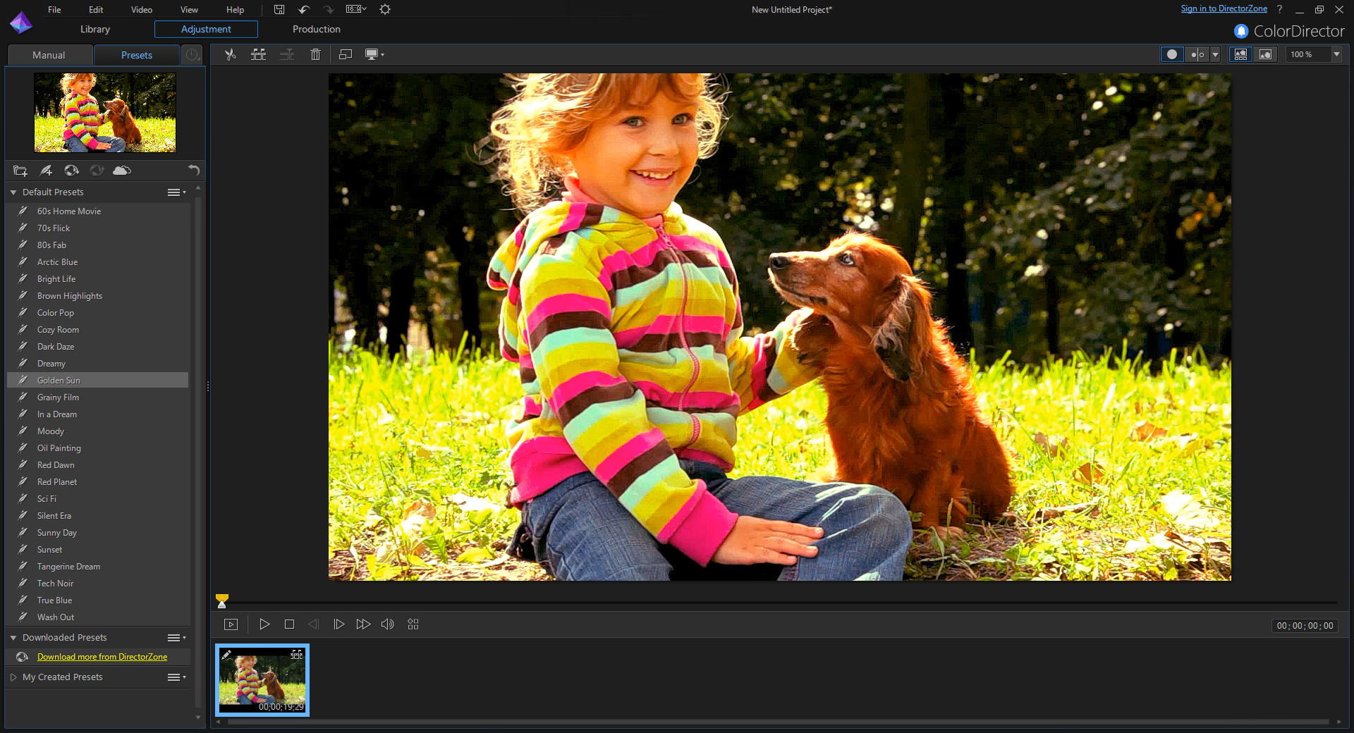 CyberLink ColorDirector 5 Ultra - кадр 1