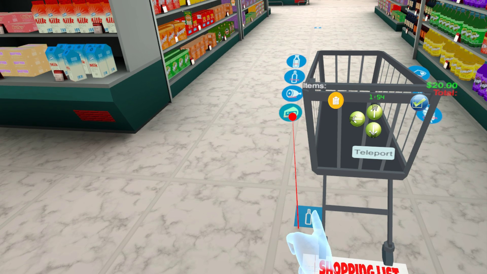 Supermarket VR and mini-games - кадр 1