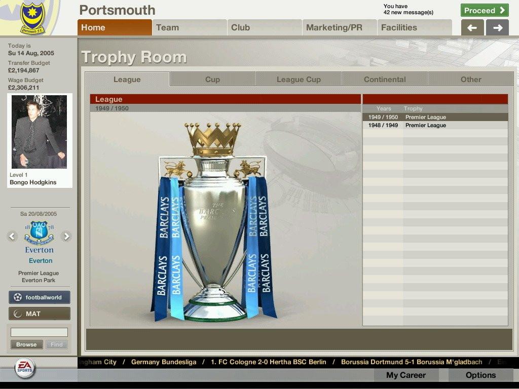 FIFA Manager 06 - кадр 1