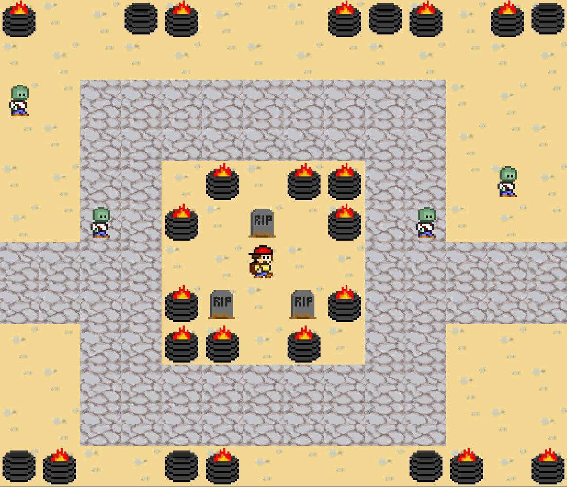Zombie Run Example (itch) - кадр 1