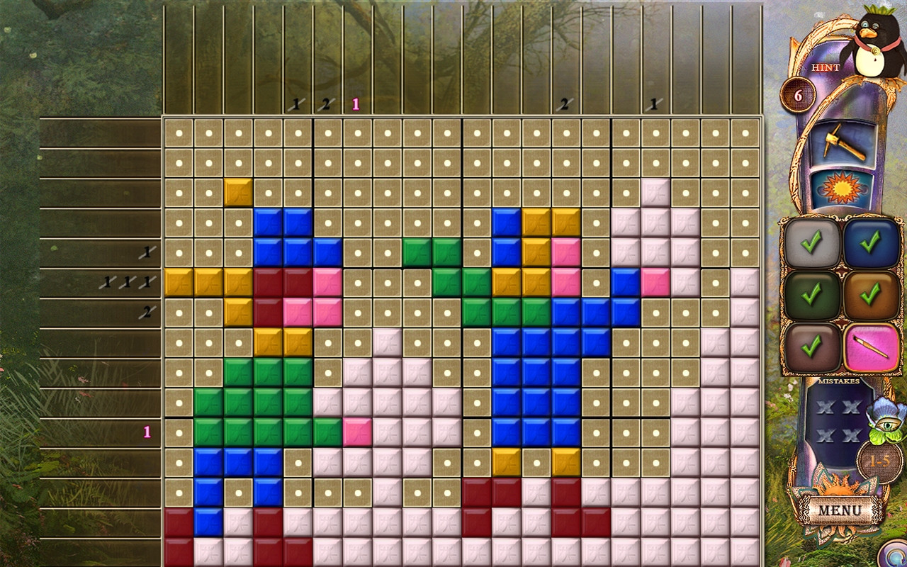 Fantasy Mosaics 20: Castle of Puzzles - кадр 1