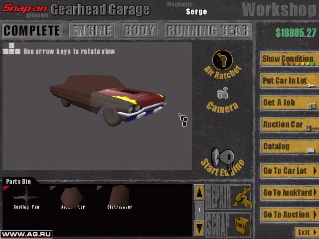 Gearhead Garage: The Virtual Mechanic - кадр 1