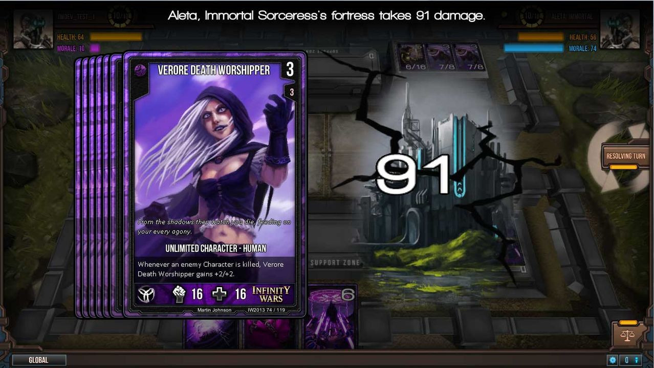 Infinity Wars - Animated Trading Card Game - кадр 1