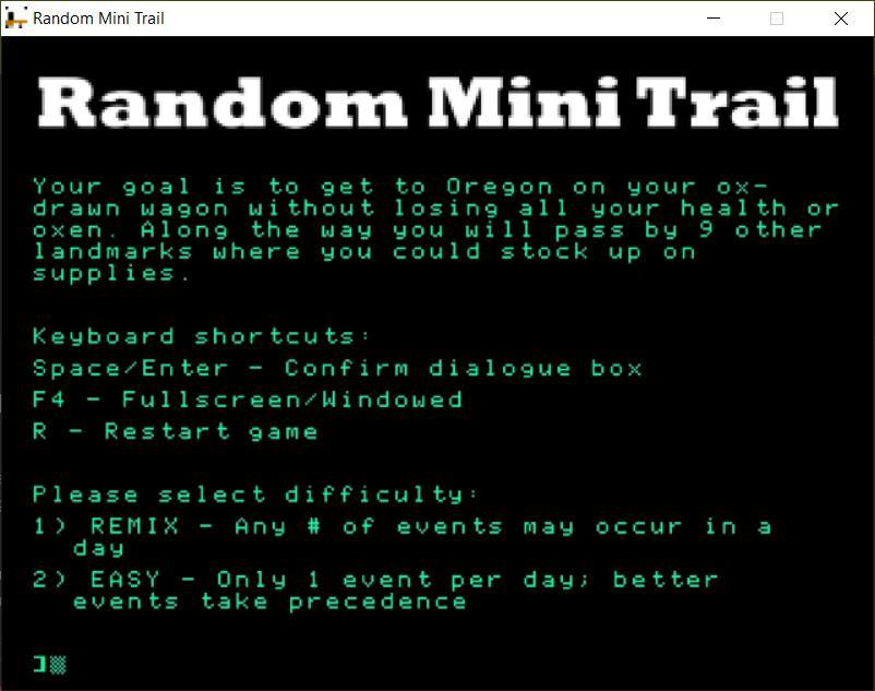 Random Mini Trail (itch) - кадр 1