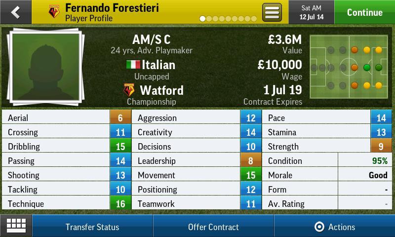 Football Manager Handheld 2015 - кадр 1