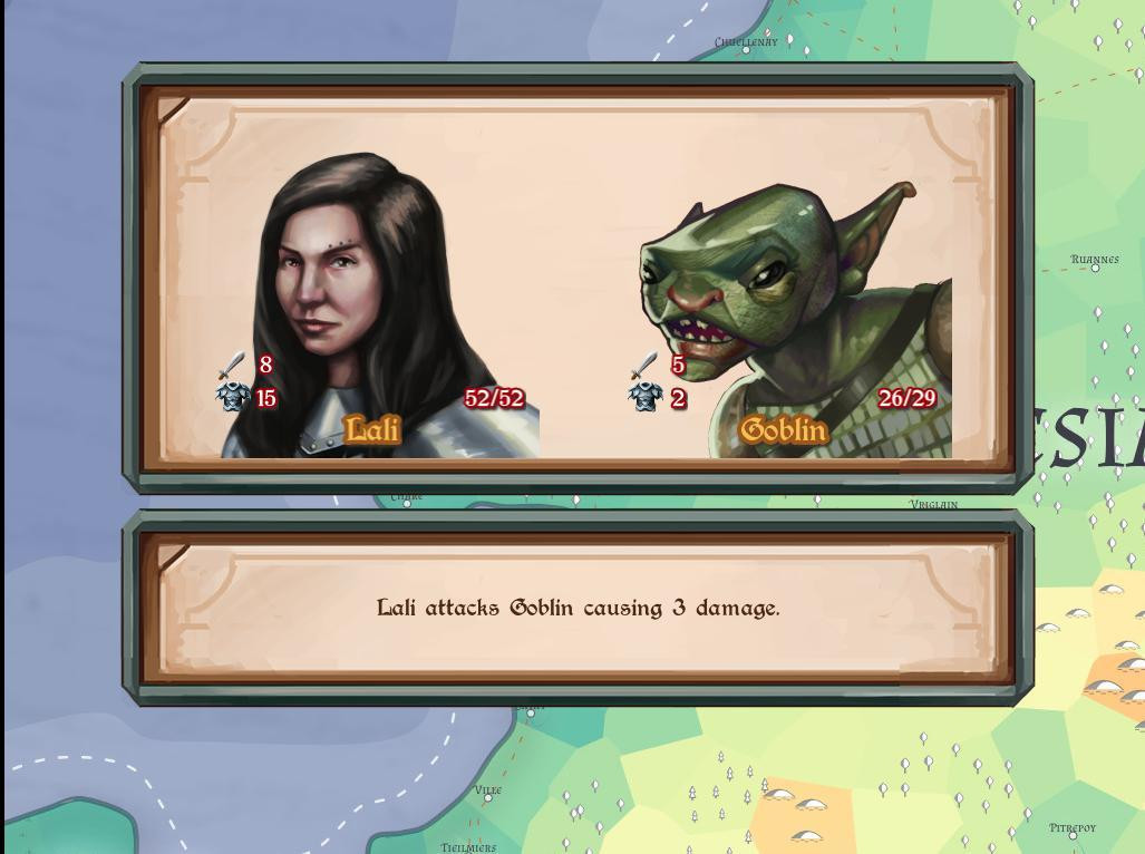 Heroes of Noresskia - 2019 7DRL (itch) - кадр 1