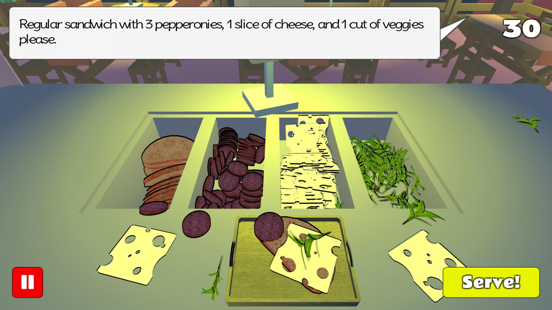 Drag & Drop Sandwich Shop (itch) - кадр 1