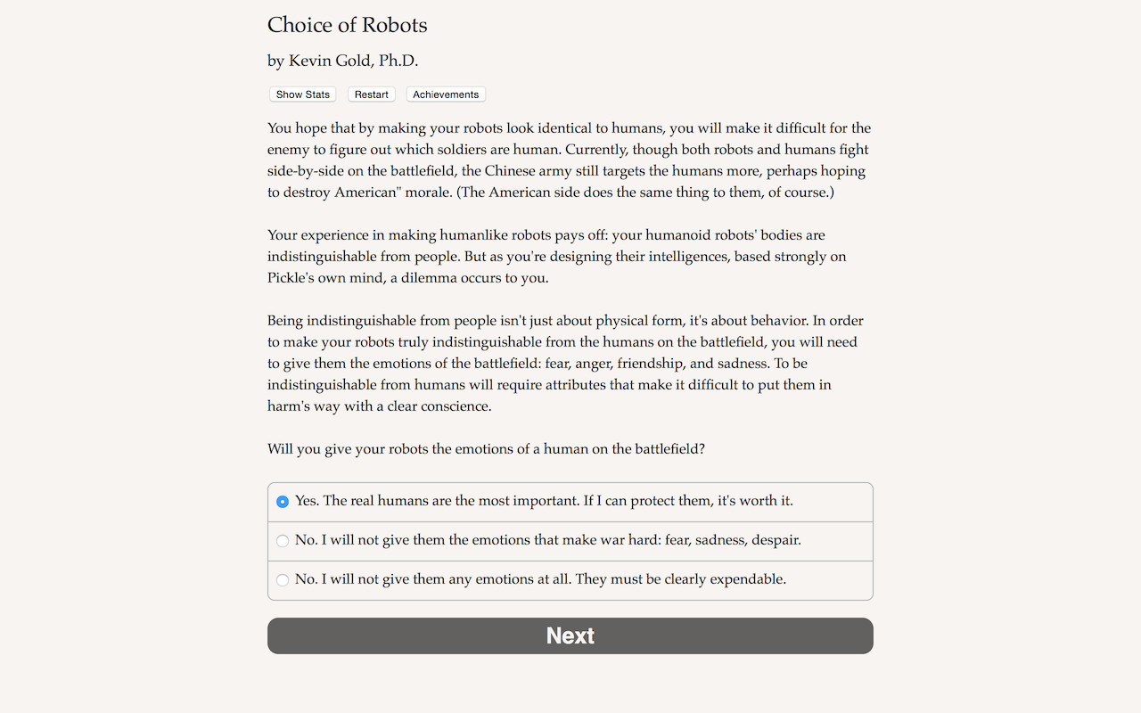Choice of Robots - кадр 2
