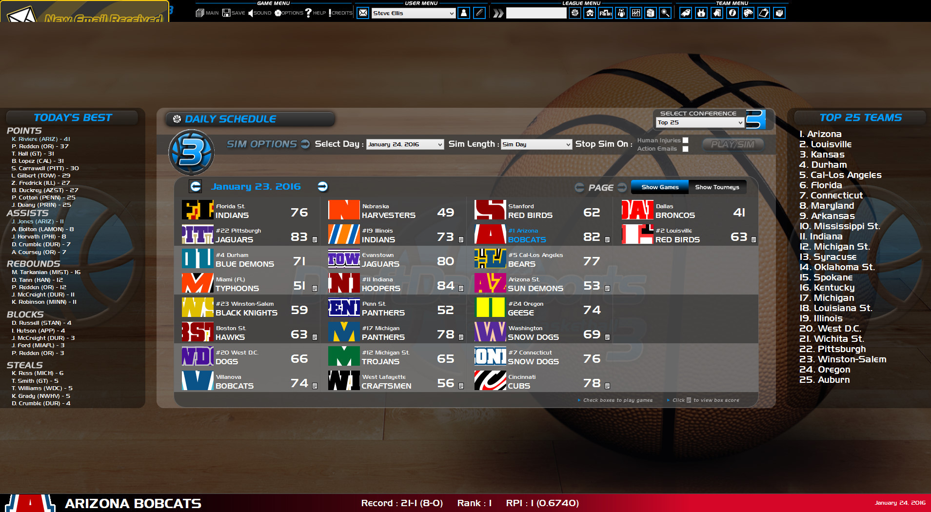 Draft Day Sports College Basketball 3 - кадр 1