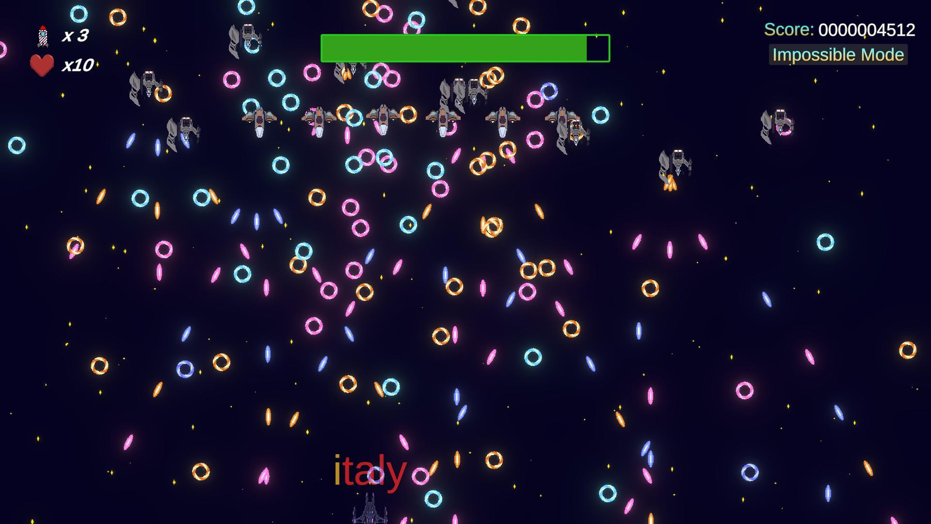 Bullet Hell Typing (itch) - кадр 1
